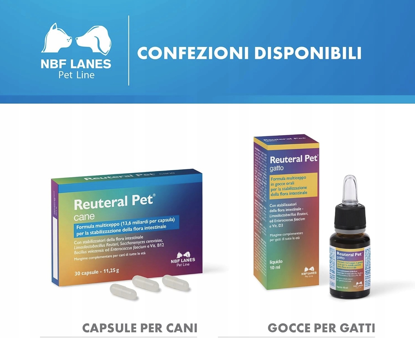 Reuteral Pet gatto NBF Lanes