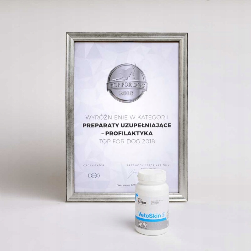 Vetexpert VetoSkin TwistOff pies / kot 90 kapsułek