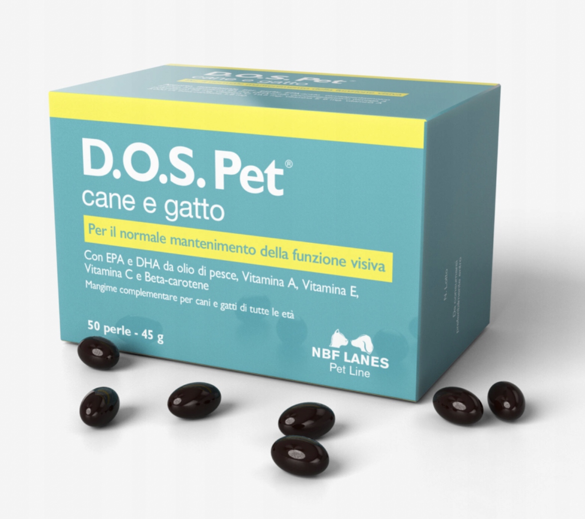 D.O.S. Pet cane e gatto NBF Lanes OCHRONA WZROKU 50 tabletek