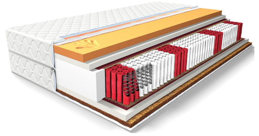 MATERAC CMMED 80x200 KOKOS, VISCO-Memory Multipocket 23cm