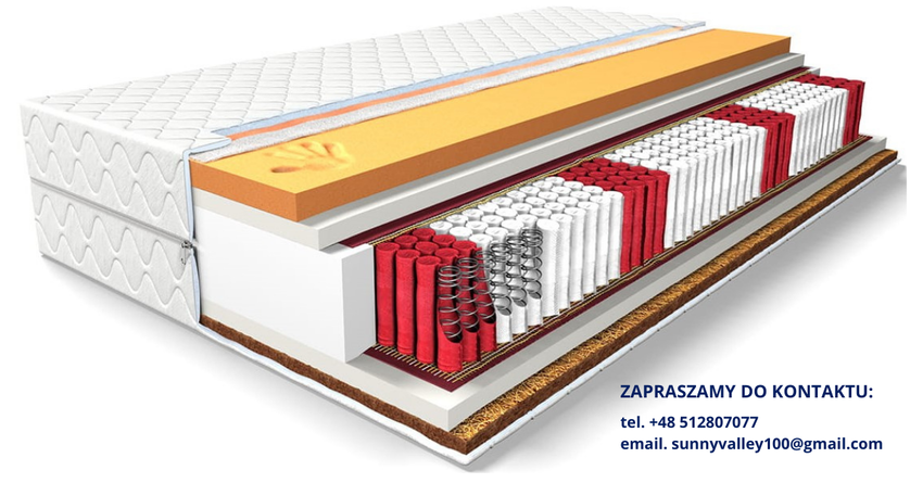 MATERAC CMMED 80x200 KOKOS, VISCO-Memory Multipocket 23cm