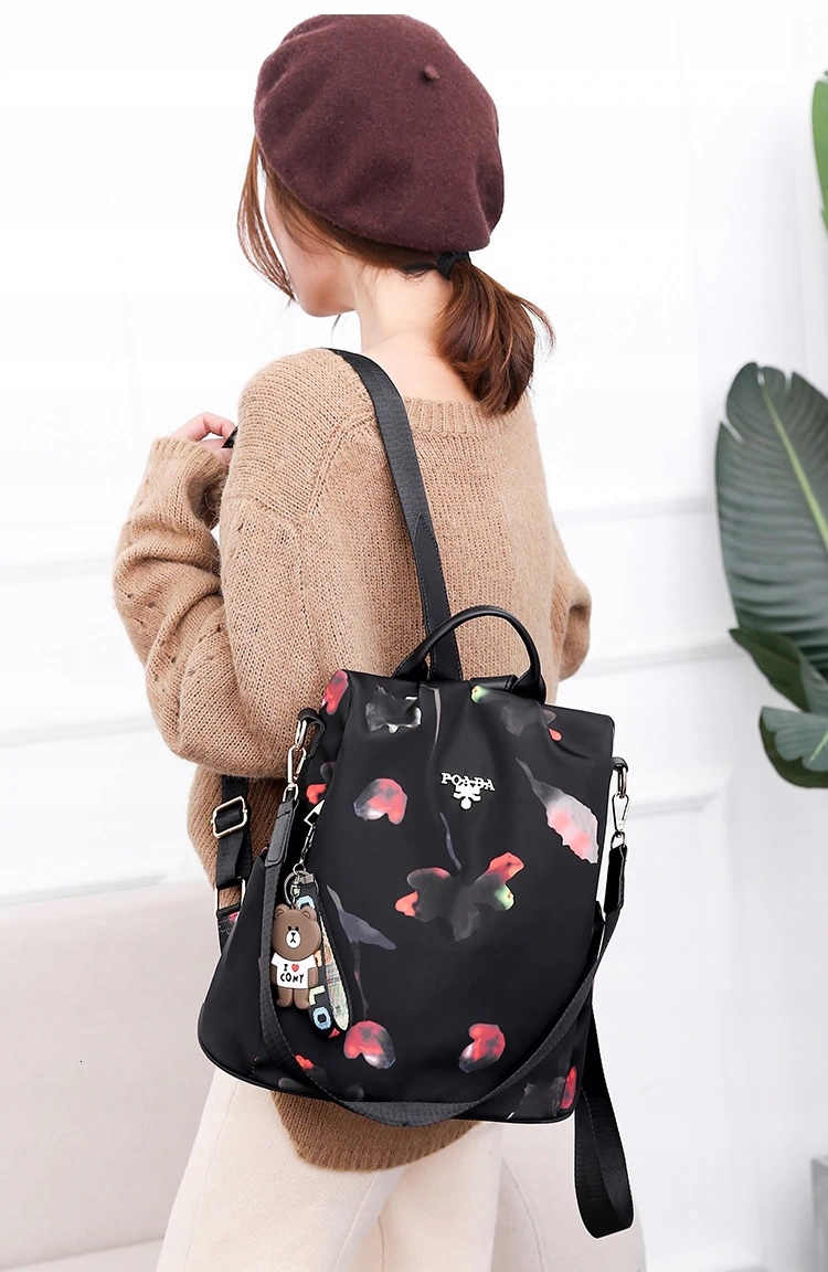 TOREBKA TORBA PLECAK DAMSKI PLECACZEK 2W1