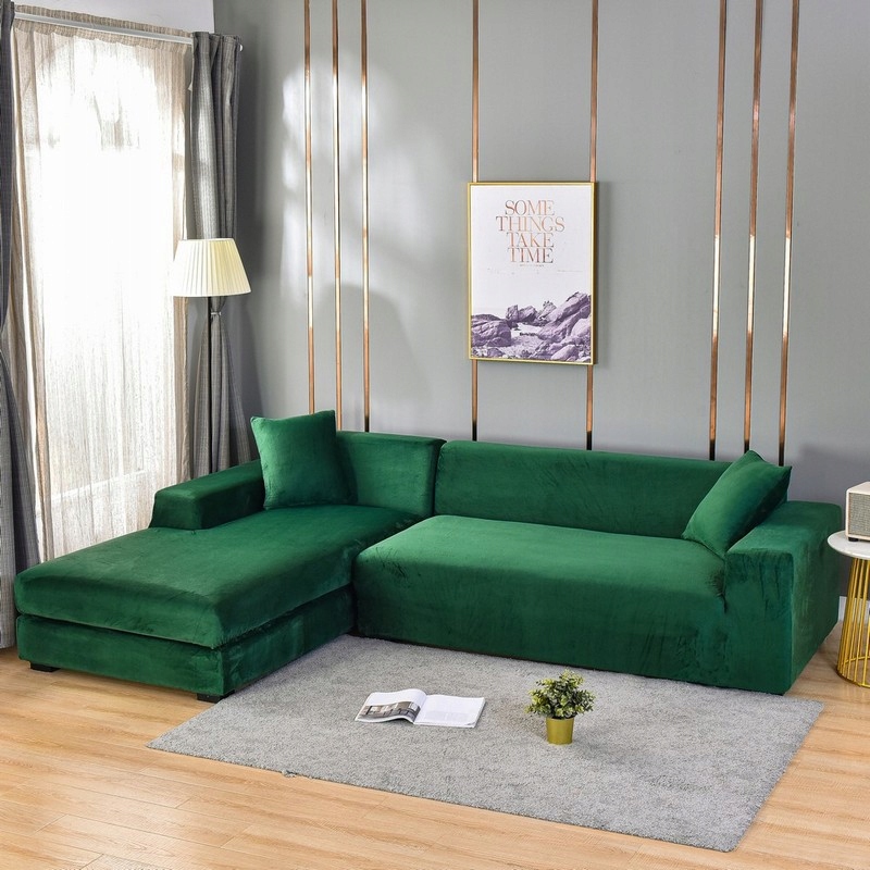 POKROWIEC NA KANAPĘ SOFĘ 145-185 ZIELONY