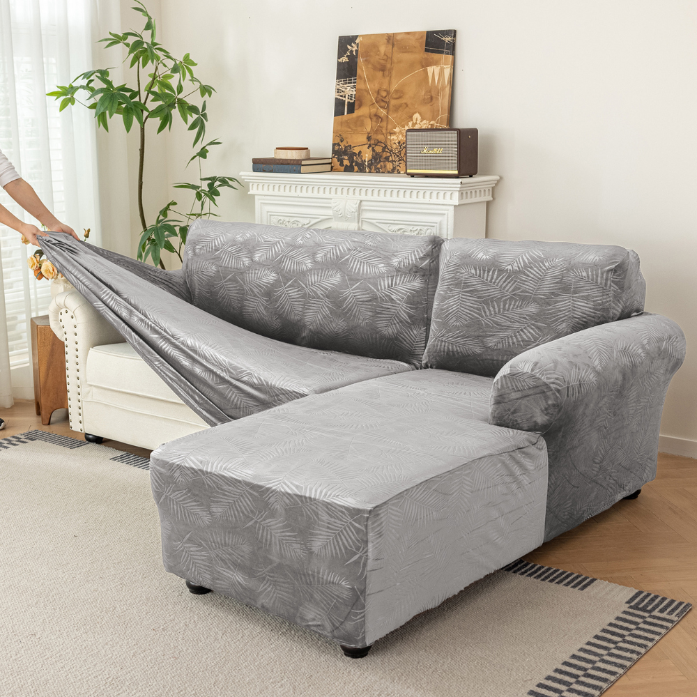 POKROWIEC NA NAROŻNIK KANAPĘ SOFĘ WELUR PRAWY 3+2