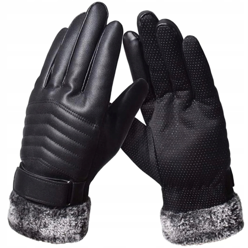 RĘKAWICE ZIMOWE DOTYKOWE OCIEPLANE ANTYPOŚLIZGOWE