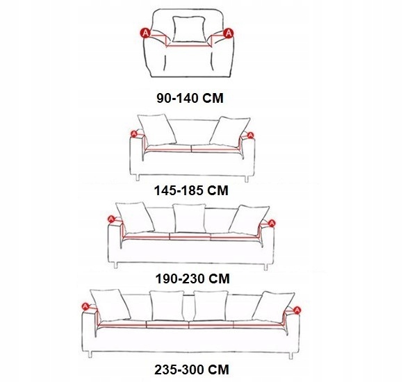 POKROWIEC NA SOFĘ KANAPĘ ELASTYCZNY WZORY 2OS