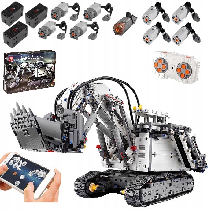 KLOCKI KOPARKA TECHNIC LIEBOHERR APLIKACJA 13130