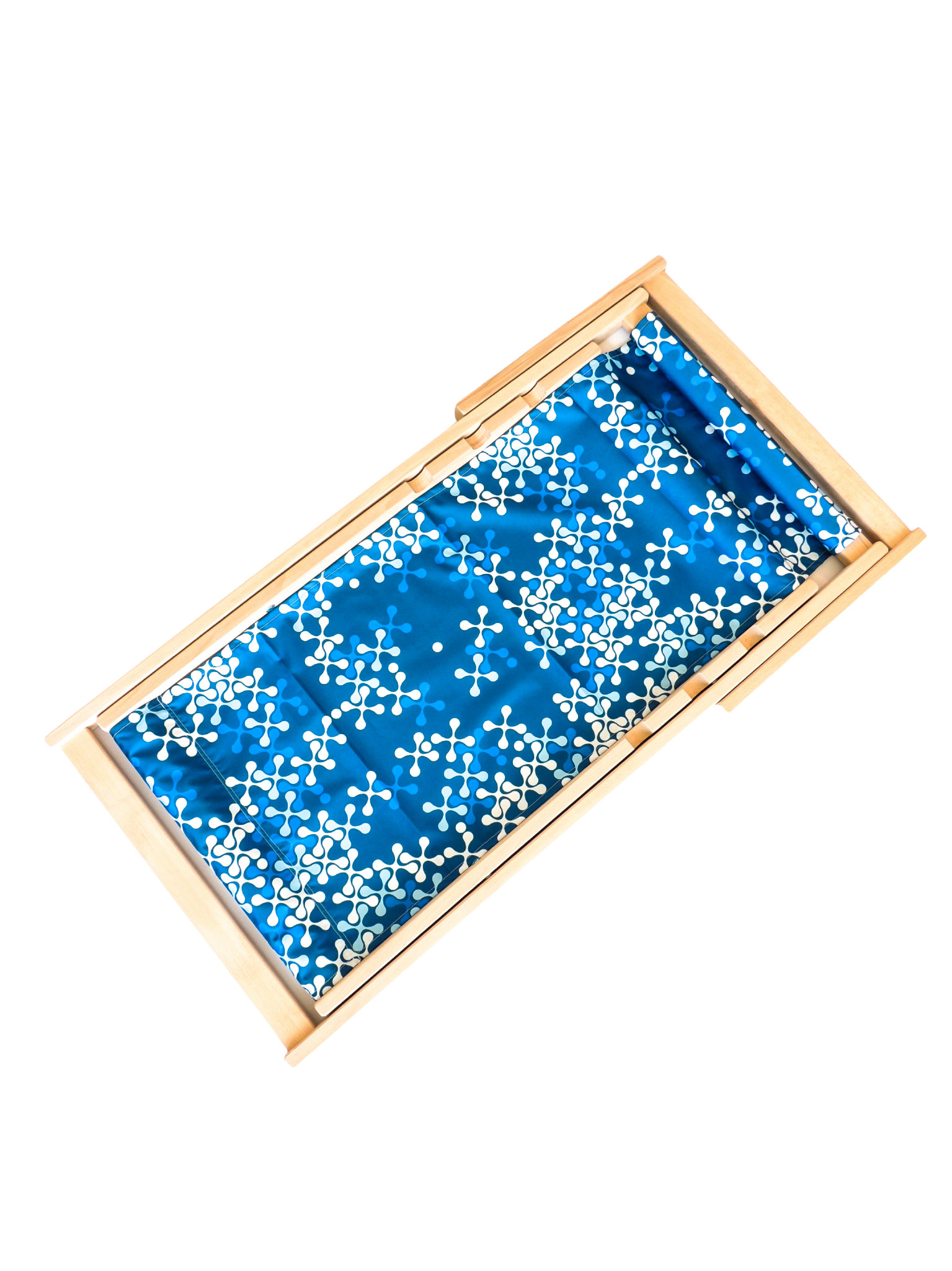 Drewniany leżak plażowy, ogrodowy, skręcony Maksymalne obciążenie 150 kg