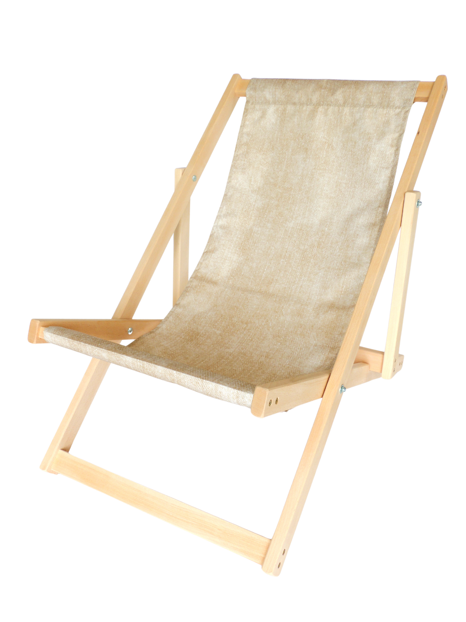 Leżak Plażowy Beż, Leżak Drewniany ,Leżak Ogrodowy