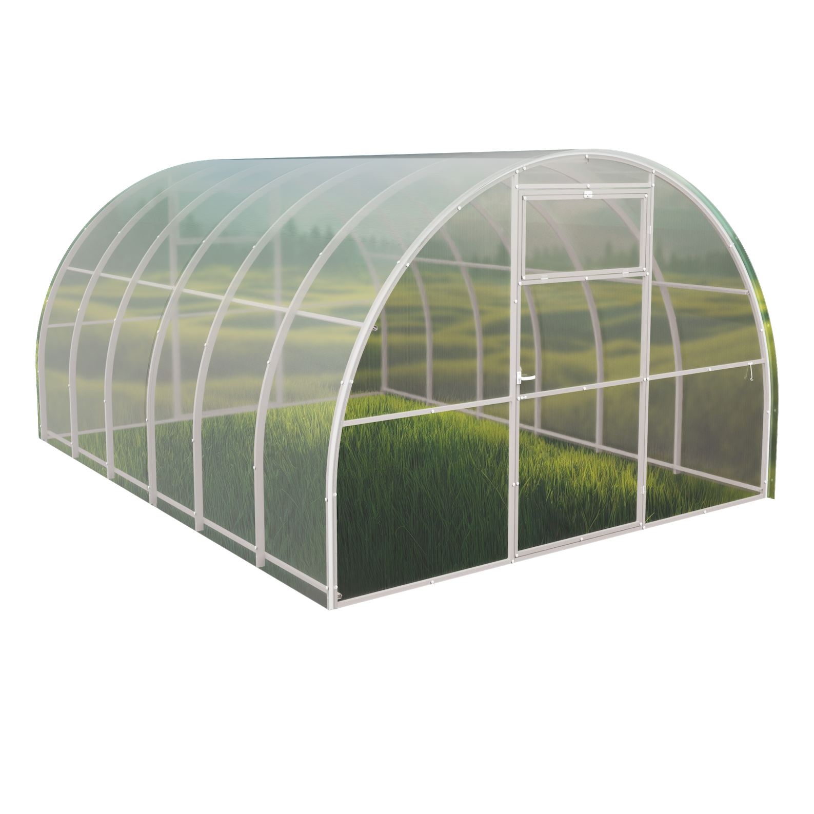 Szklarnia z poliwęglanu Tunel ogrodowy 3x6 m profile 20x40 poliwęglan 6mm