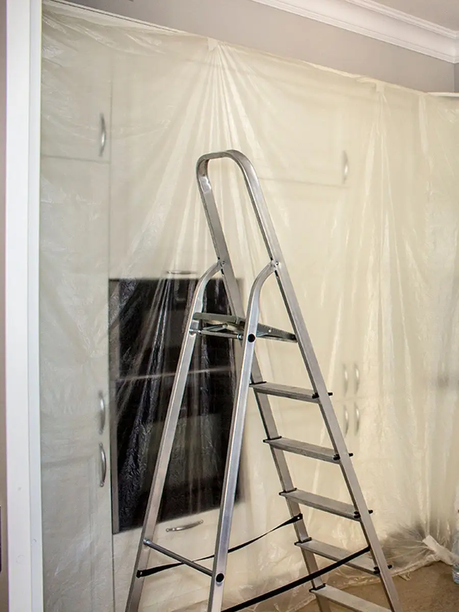 Folia malarska 6x25 m GRUBA OCHRONNA 0.08 mm (80 mikron) budowlana