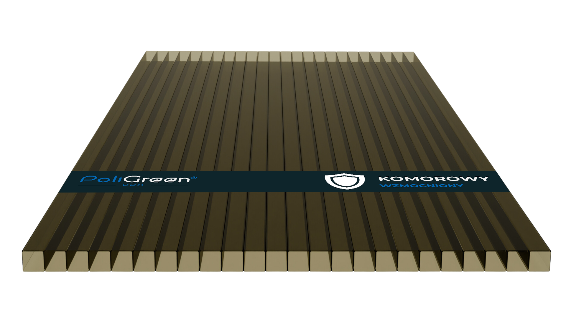 Poliwęglan komorowy ProBrand, WZMOCNIONY 2500x2100 dymiony brąz 10mm