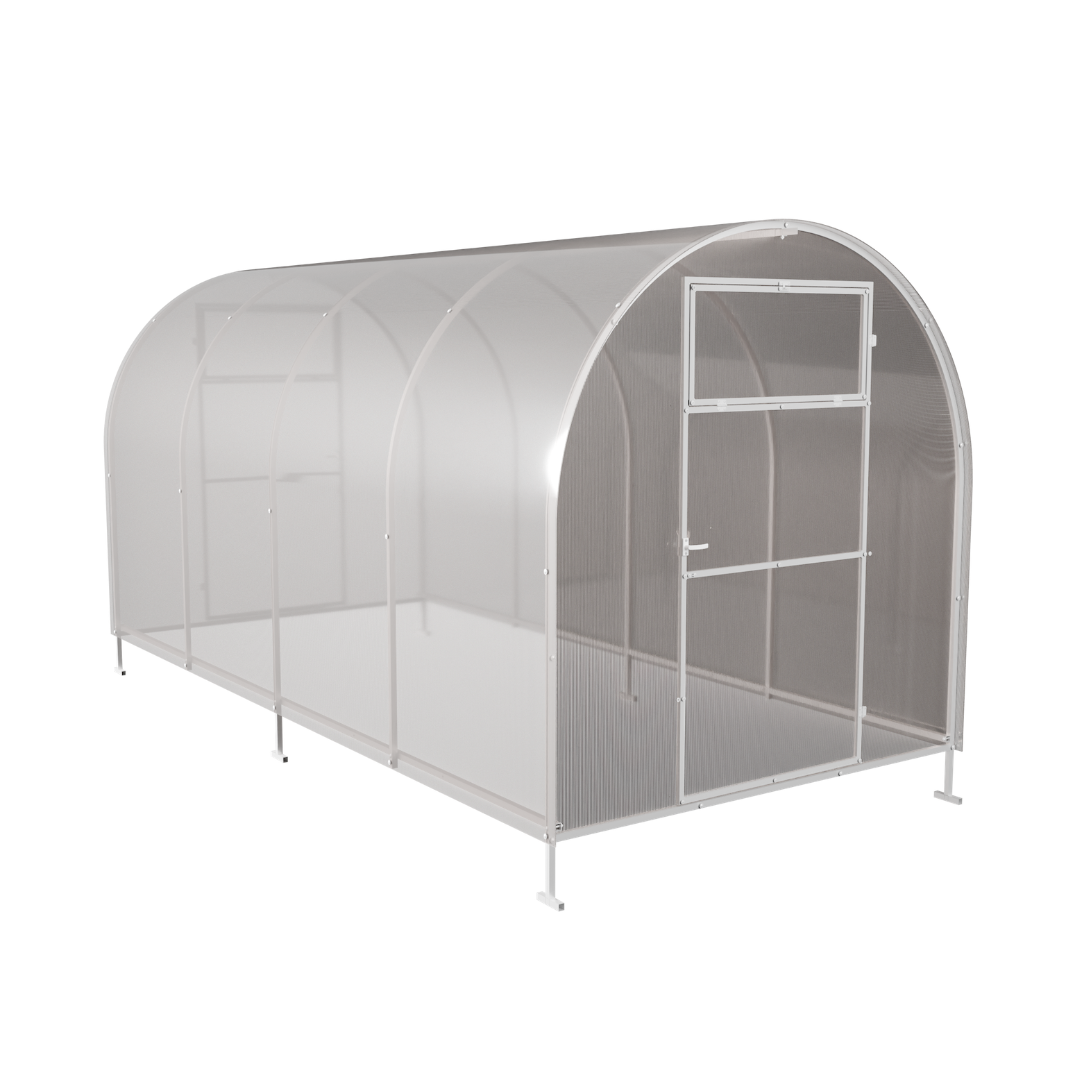 Szklarnia z poliwęglanu Tunel ogrodowy 2x6 m profile 20x20 poliwęglan 6mm