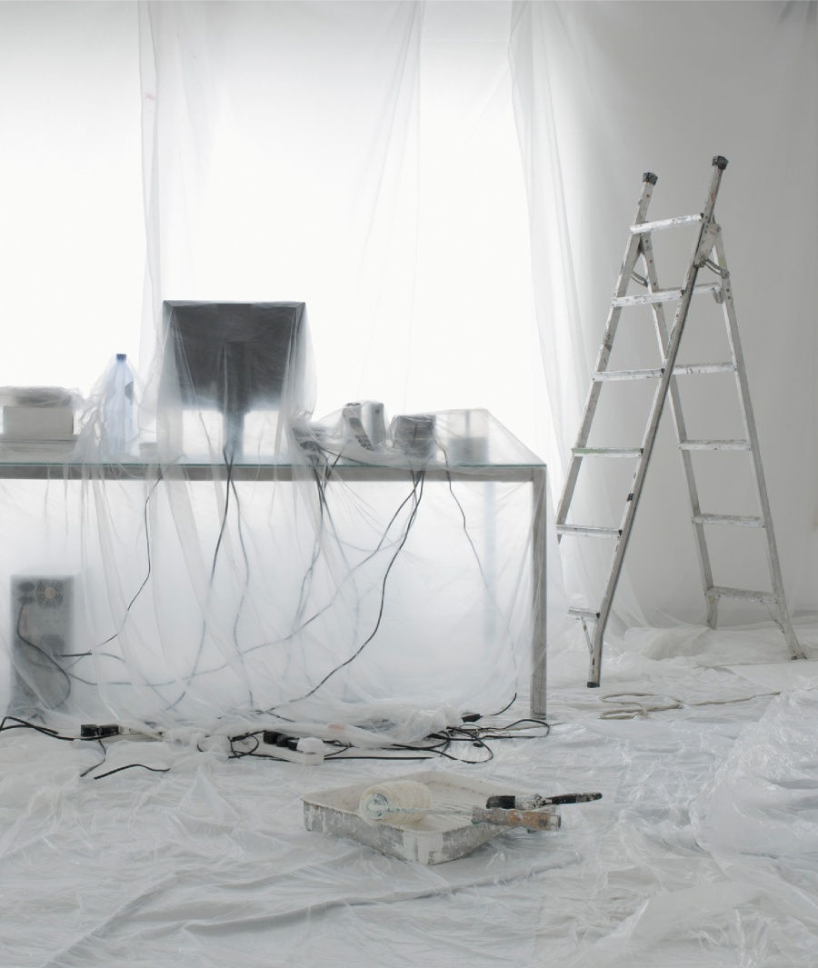 Folia malarska 6x25 m GRUBA OCHRONNA 0.08 mm (80 mikron) budowlana