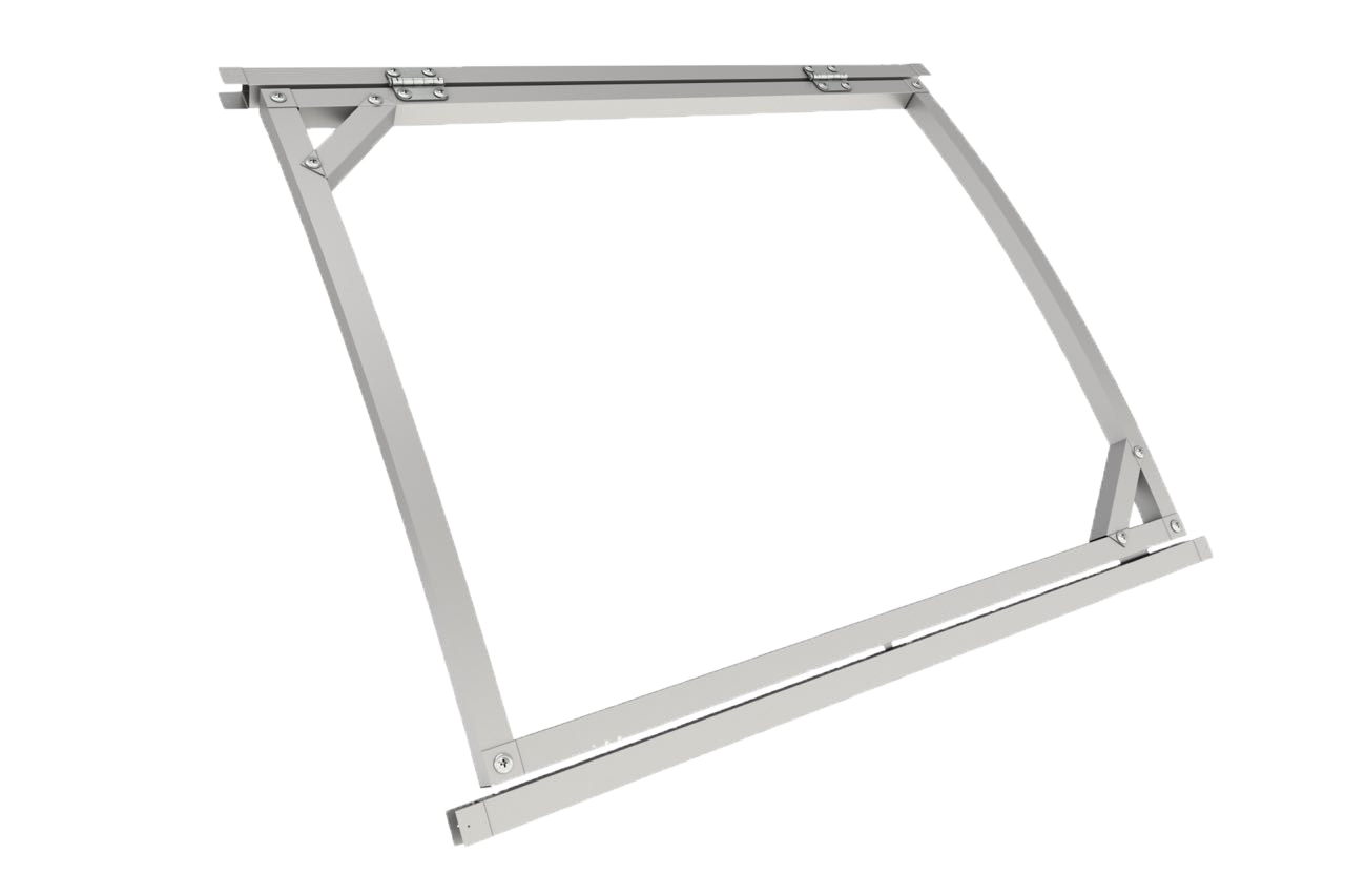 Okienko do szklarnia 25x25 z rozstawem między łukami 0,64 m (domek i nowa)