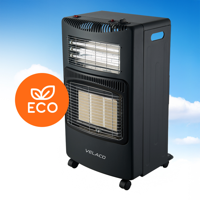 PIECYK GAZOWO-ELEKTRYCZNY DOMOWY GRZEJNIK FARELKA NA BUTLĘ REDUKTOR 4200W ECO-DUO