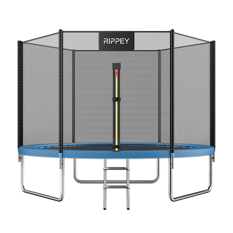 TRAMPOLINA OGRODOWA DLA DZIECI ZUMA 8FT CZARNO/NIEBIESKA 244 CM 8FT-ZUMA-244