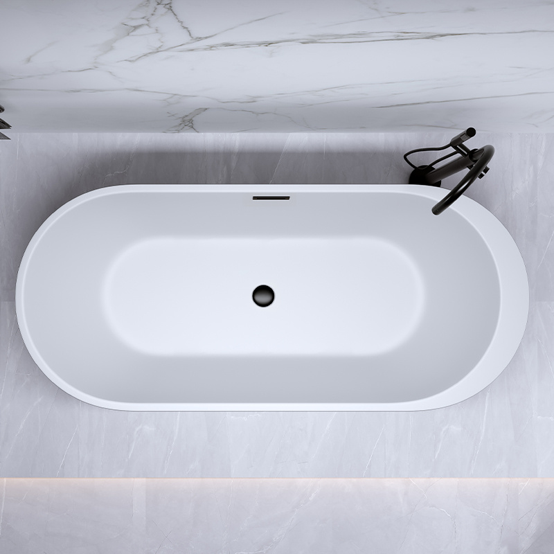 WANNA WOLNOSTOJĄCA PORTO 503B CZARNA PRZELEW CZARNY 170x75 CM PORTO-503B-BL-P-BL