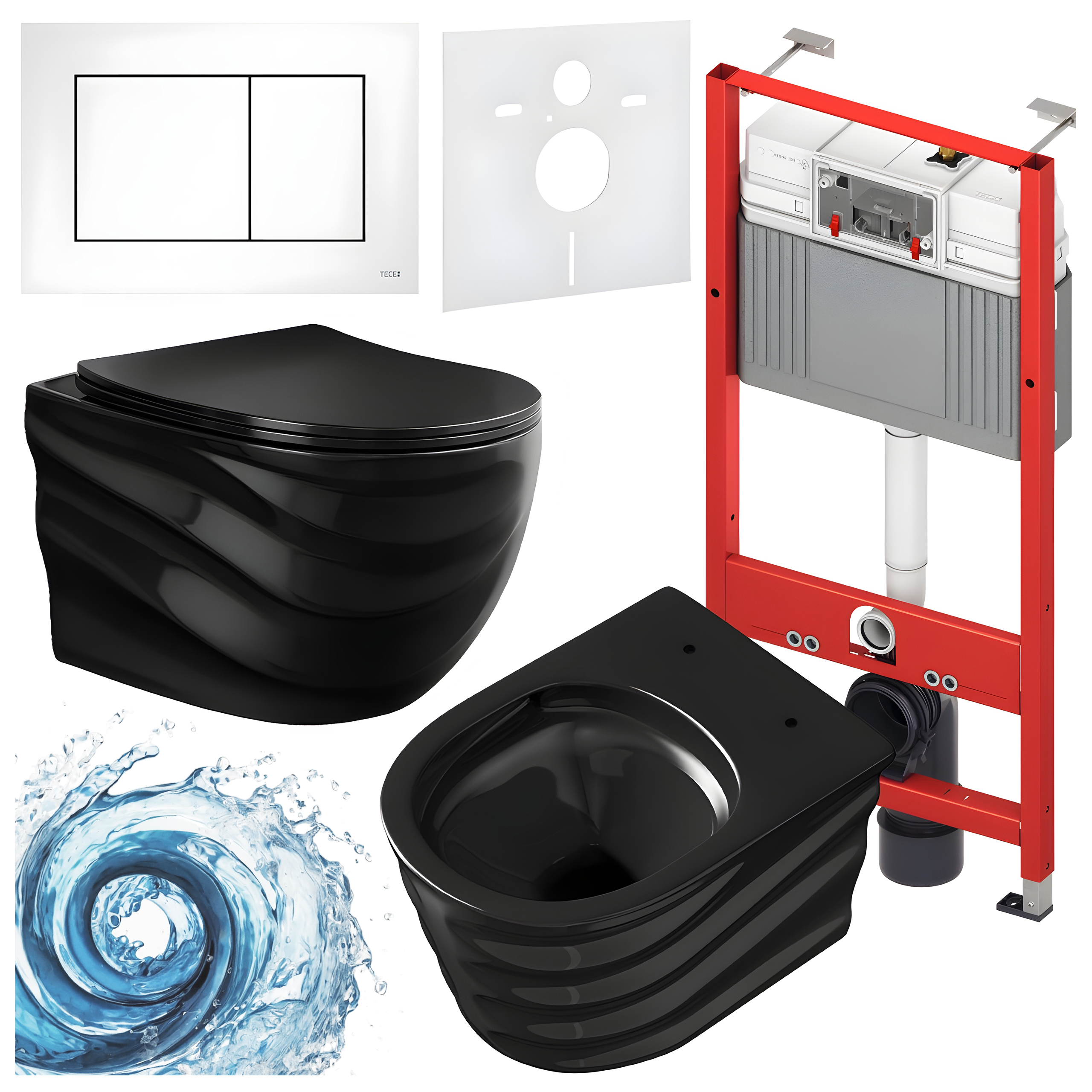 Sisseehitatud WC-poti komplekt HYD3294