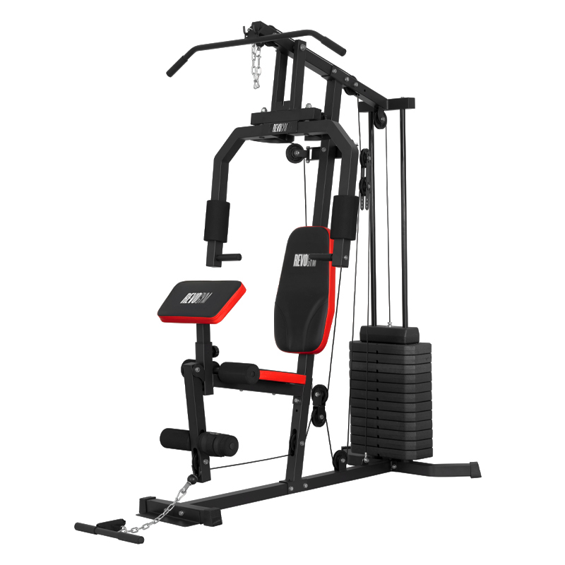 ATLAS DO ĆWICZEŃ  WIELOFUNKCYJNY TRENINGOWY SIŁOWNIA DOMOWA LS04 72KG LS04