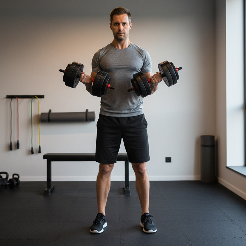 HANTLE ZESTAW 40KG + KETTLEBELL TP01-40