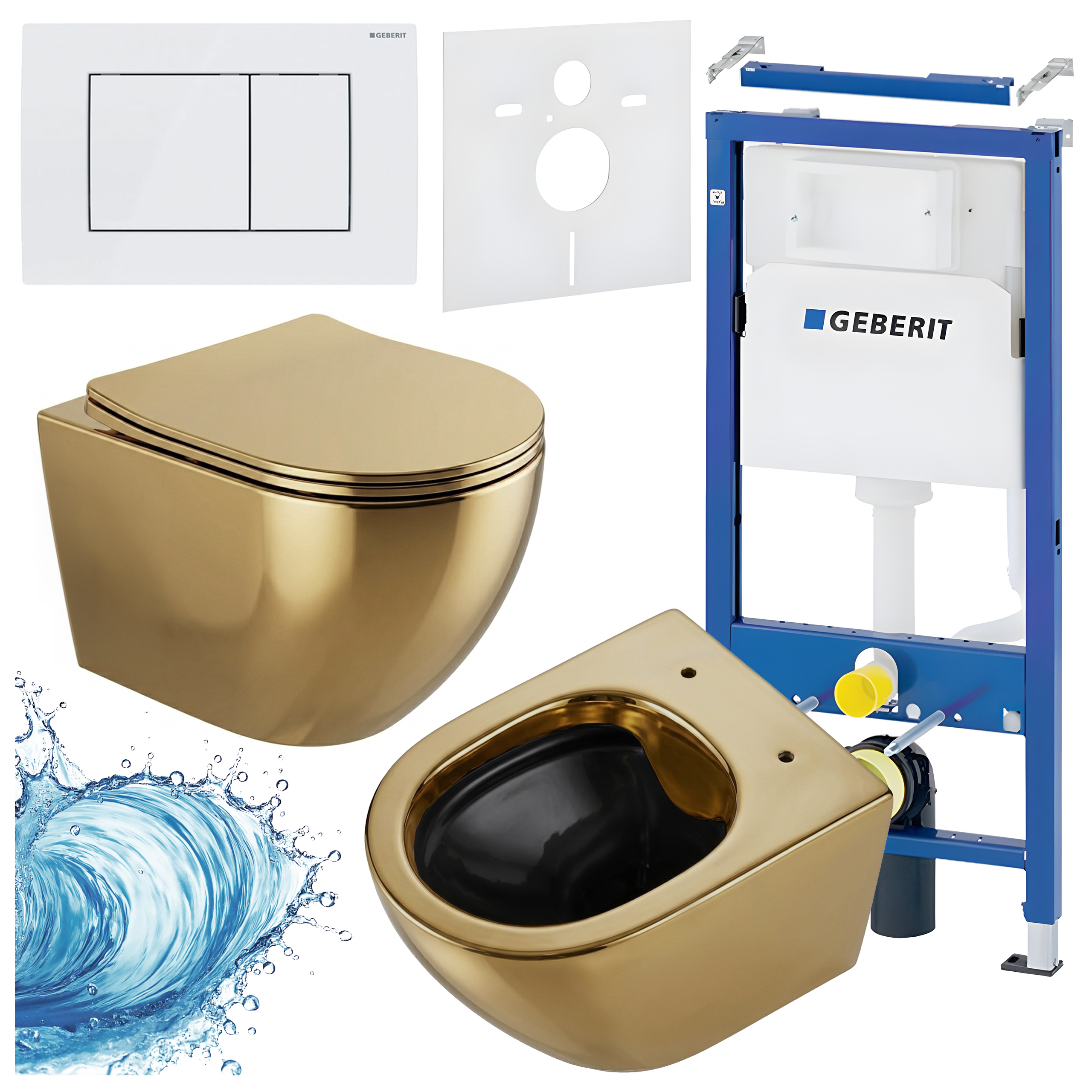 Sisseehitatud WC-poti komplekt HYD3424