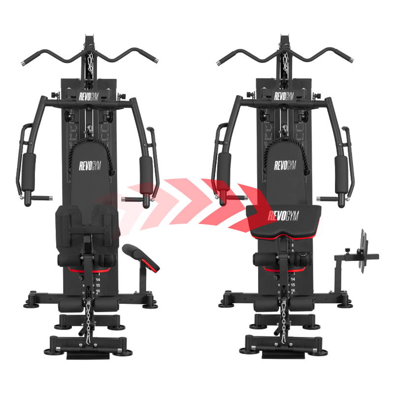 ATLAS DO ĆWICZEŃ WIELOSTANOWISKOWY TRENINGOWY SIŁOWNIA DOMOWA LS05 90KG LS05