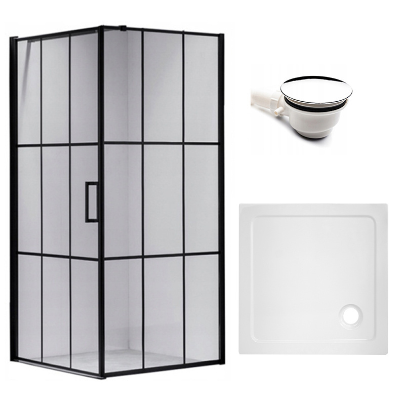 Klaasist dušinurk kandikuga HYD825