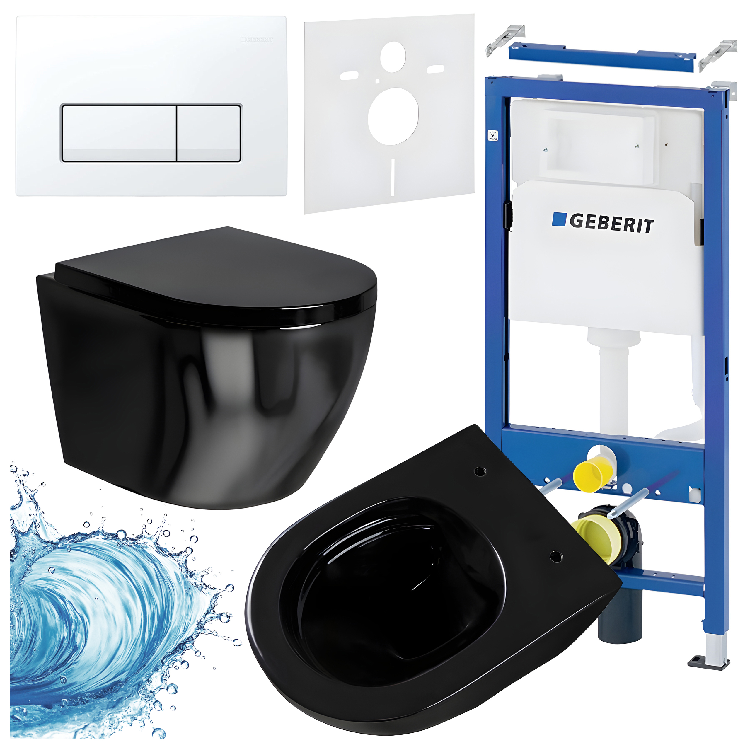 Sisseehitatud WC-poti komplekt HYD3481