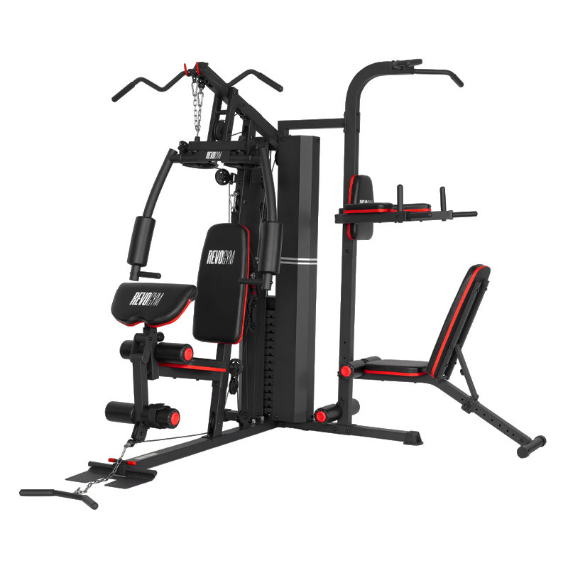 ATLAS DO ĆWICZEŃ WIELOSTANOWISKOWY TRENINGOWY SIŁOWNIA DOMOWA LS09 90KG LS09