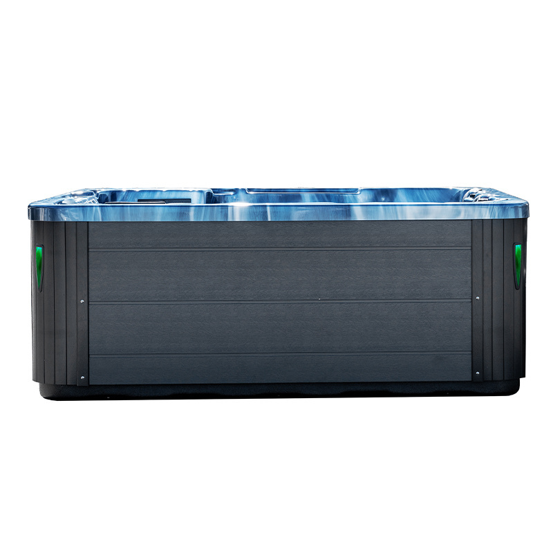 JACUZZI OGRODOWE WANNA SPA508 NIEBIESKA FALA OBUDOWA ANTRACYT 215x190 CM SPA508-3317