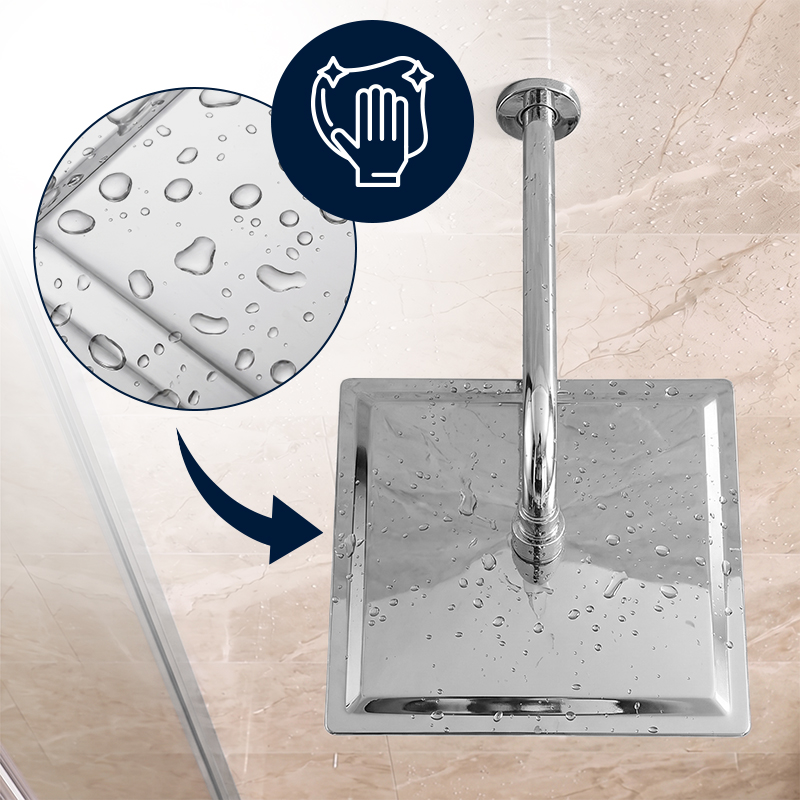 DESZCZOWNICA SLIM KWADRATOWA CHROM DES-PR-1-CH-30