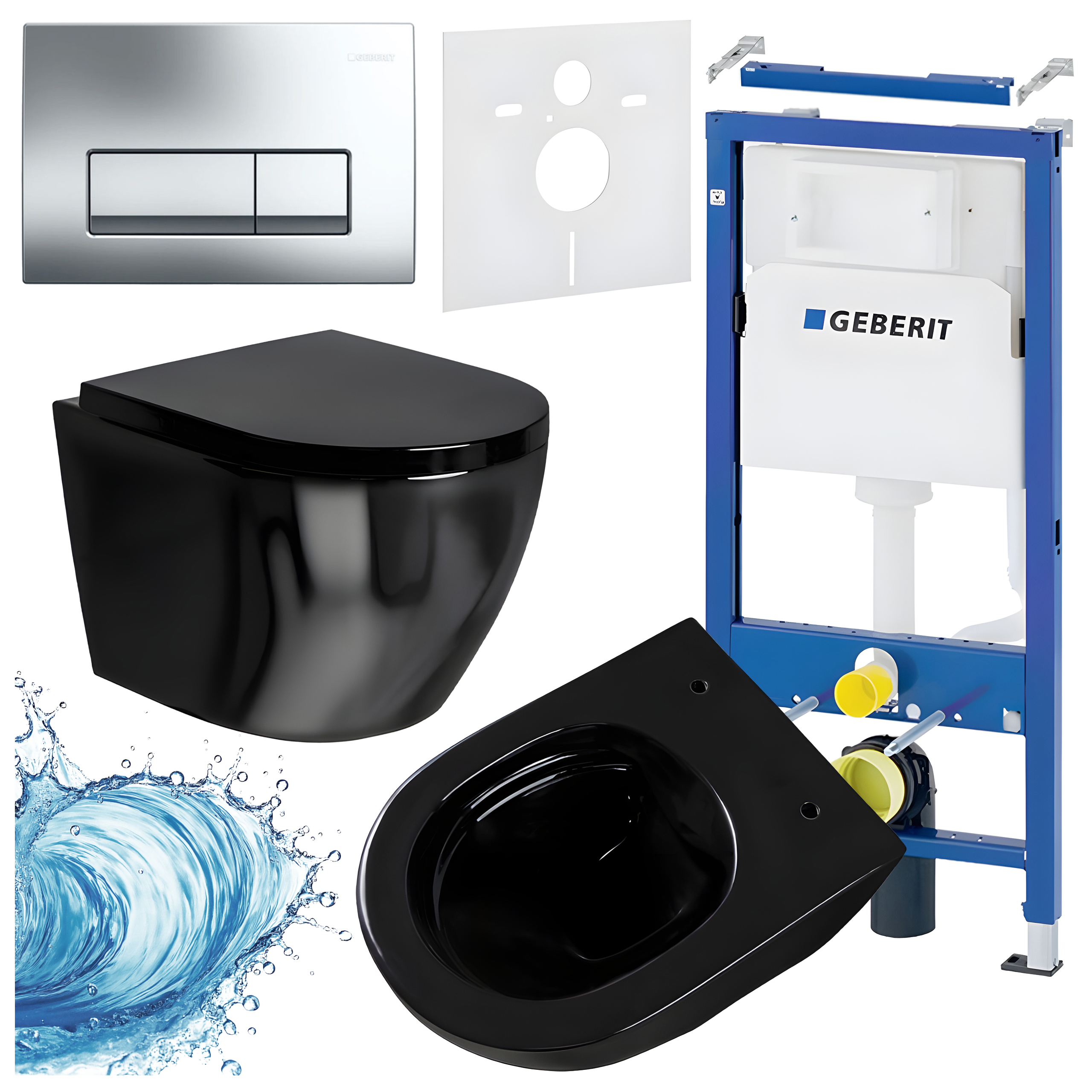 Sisseehitatud WC-poti komplekt HYD3480