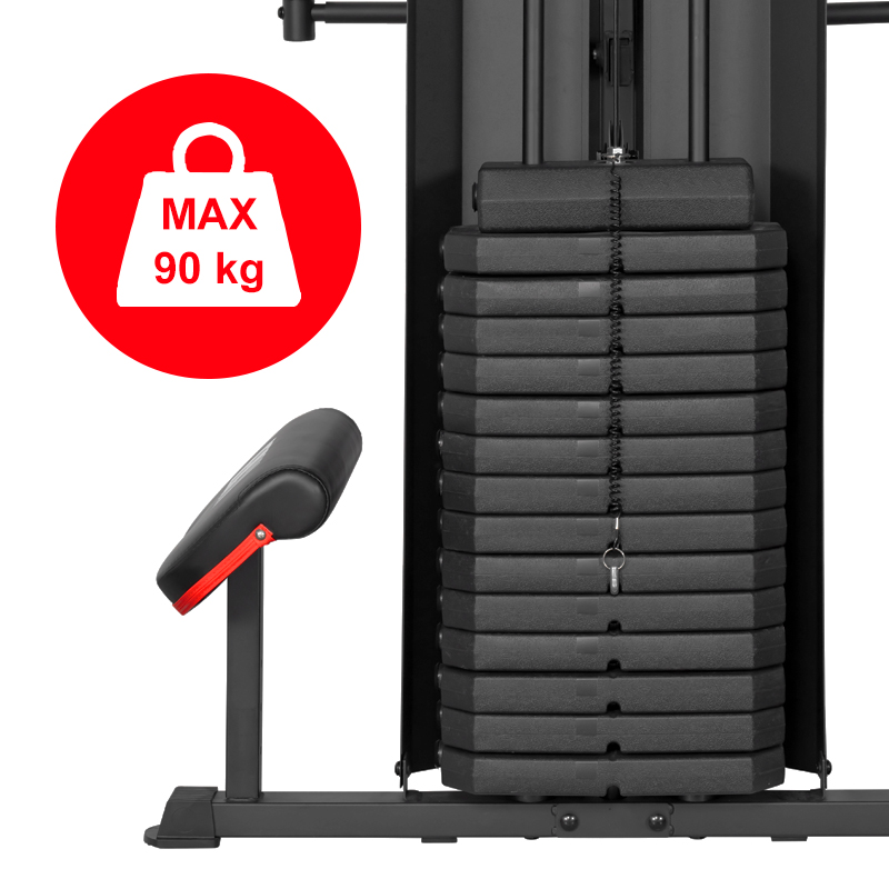ATLAS DO ĆWICZEŃ WIELOFUNKCYJNY TRENINGOWY SIŁOWNIA DOMOWA LS08 90KG LS08