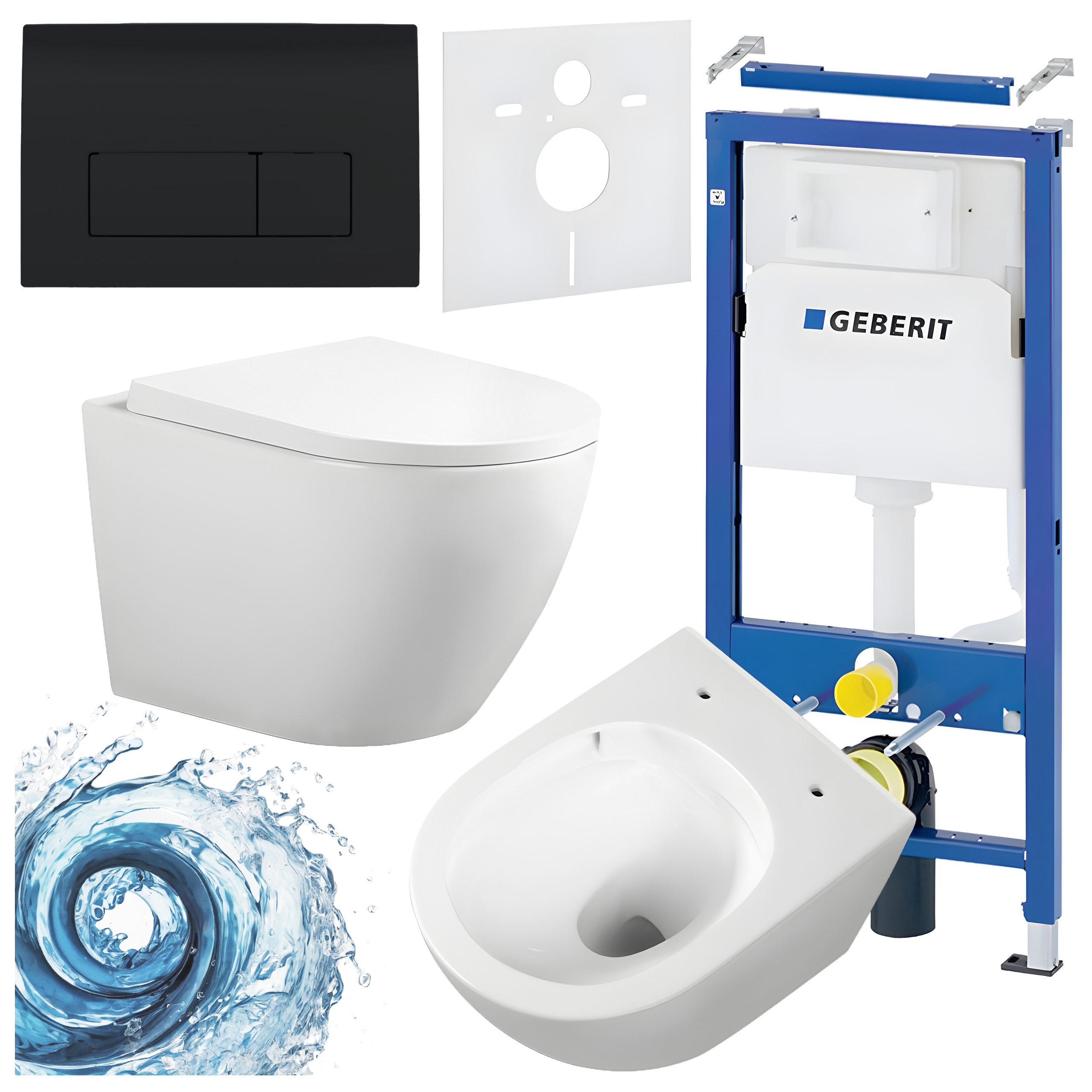 Sisseehitatud WC-poti komplekt HYD3477