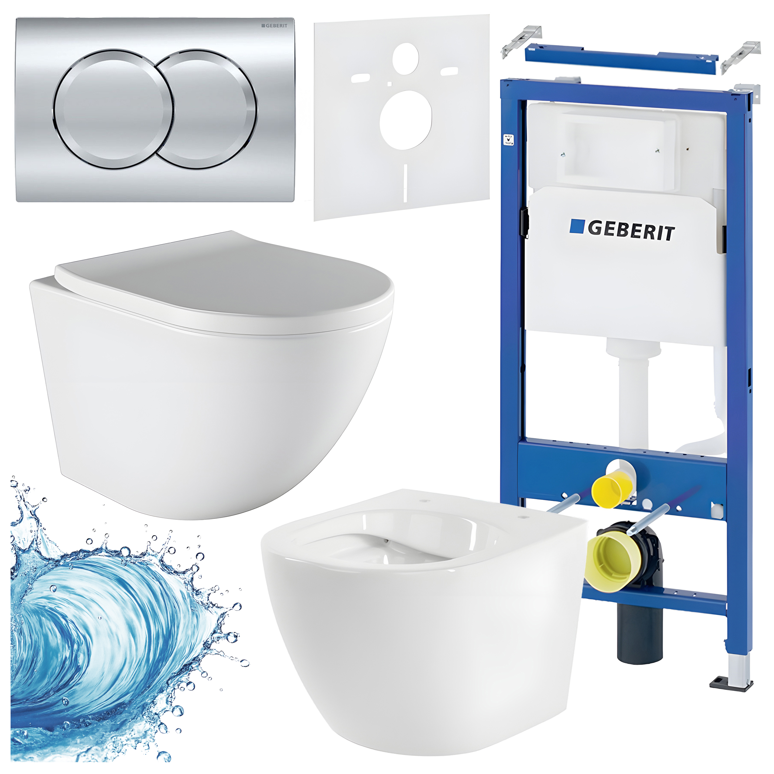 Sisseehitatud WC-poti komplekt HYD3462