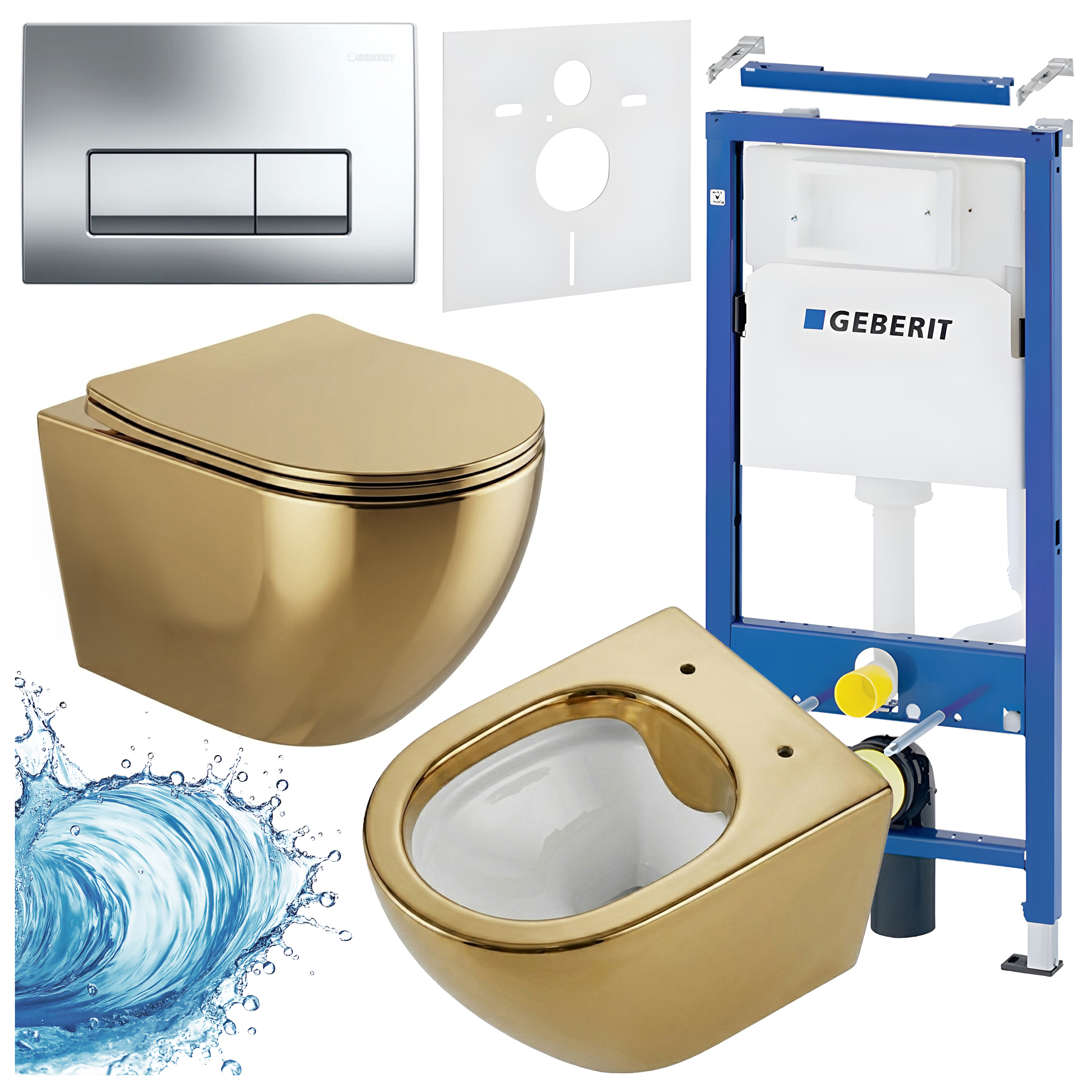 Sisseehitatud WC-poti komplekt HYD3399