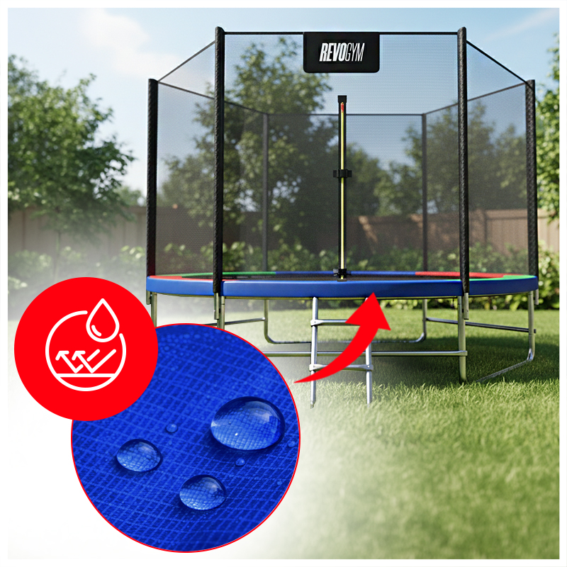 TRAMPOLINA OGRODOWA DLA DZIECI ZUMA 8FT WIELOKOLOROWA 244 CM