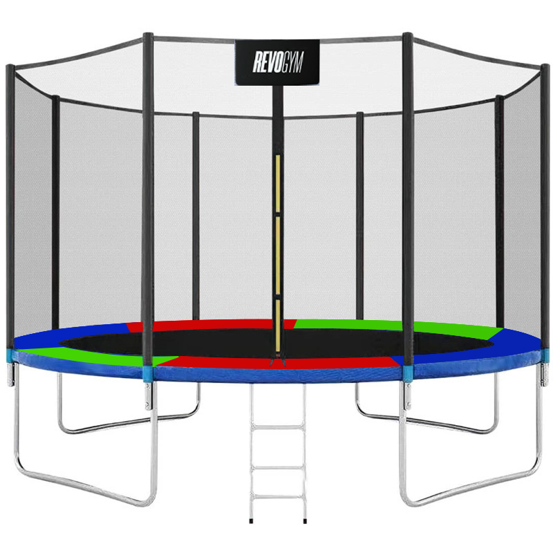 TRAMPOLINA OGRODOWA DLA DZIECI CHASE 12FT WIELOKOLOROWA 366 CM