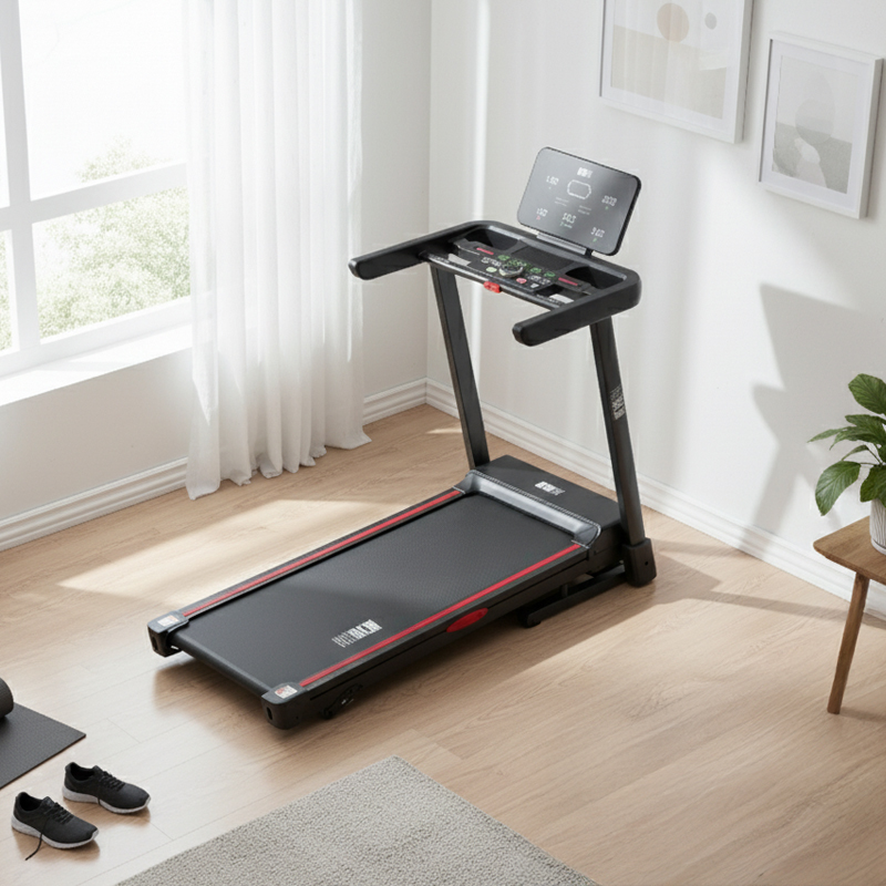 BIEŻNIA ELEKTRYCZNA TRENINGOWA DOMOWA RUN-1 1-16 KM/H 140 KG 230 V BLUETOOTH