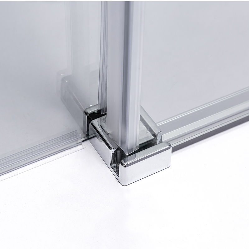 DRZWI PRYSZNICOWE PRZESUWNE DO WNĘKI SH03E CHROM 125-130 CM 8 MM