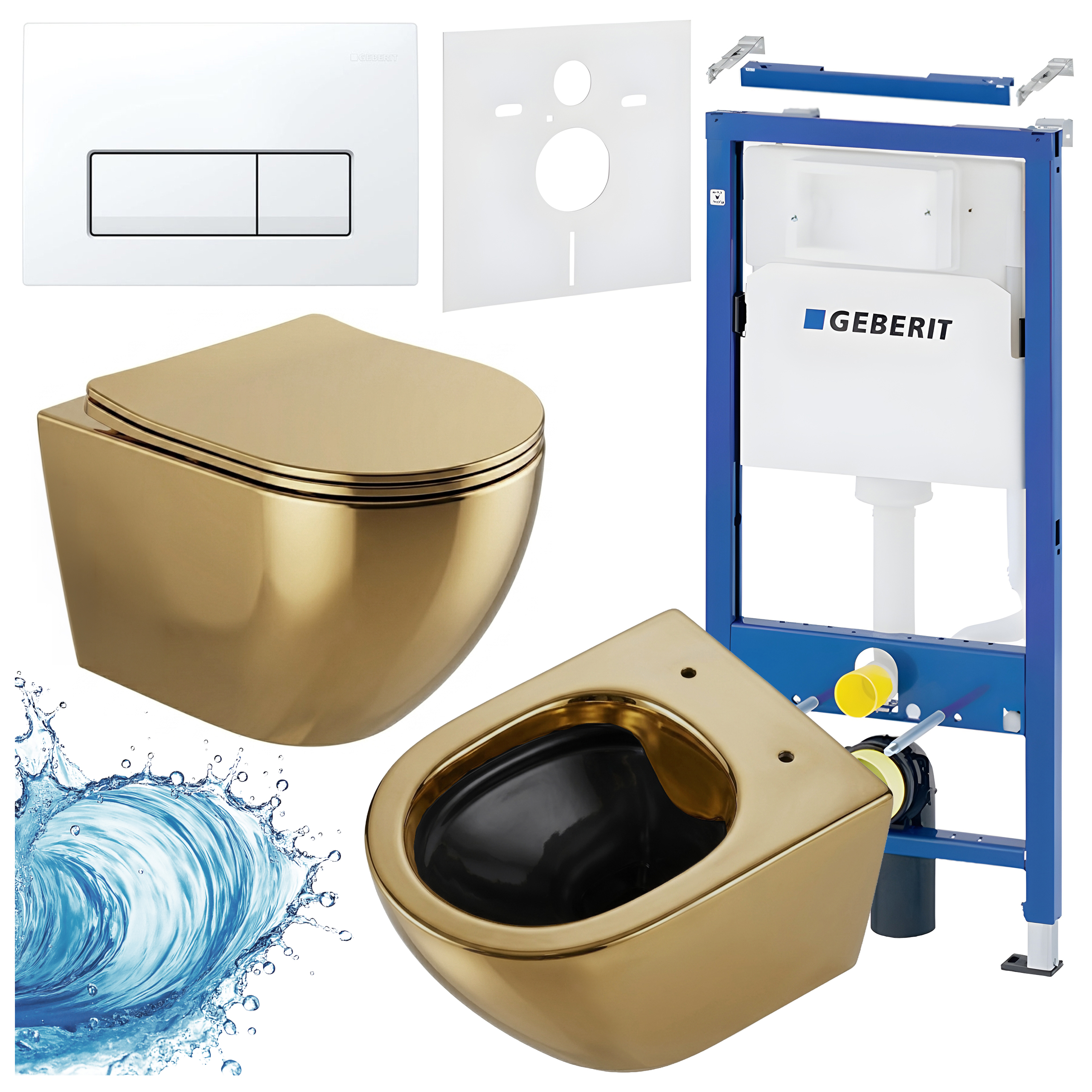 Sisseehitatud WC-poti komplekt HYD3422
