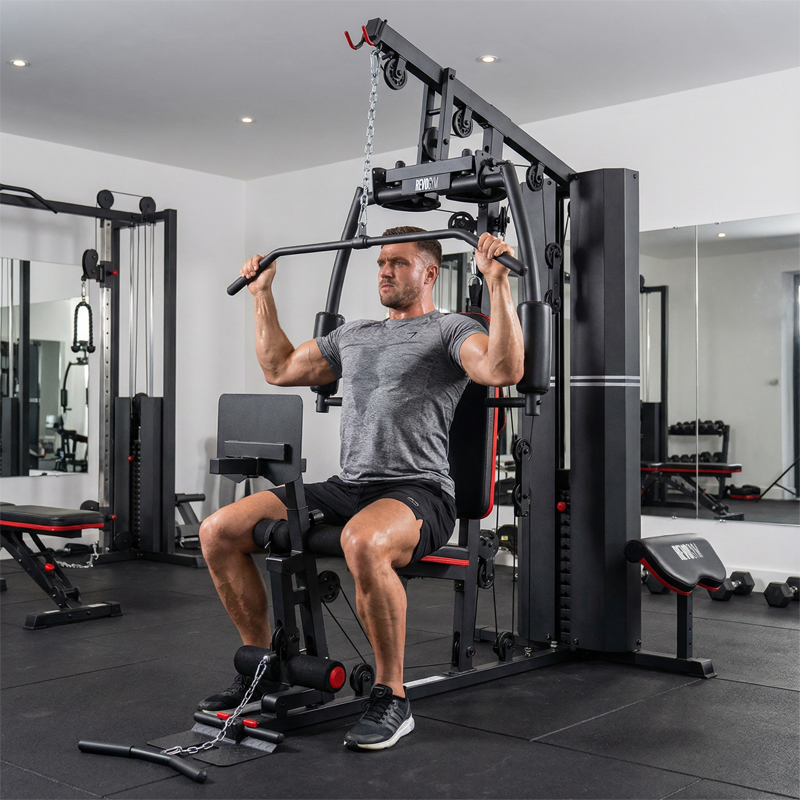 ATLAS DO ĆWICZEŃ WIELOFUNKCYJNY TRENINGOWY SIŁOWNIA DOMOWA LS08 90KG LS08