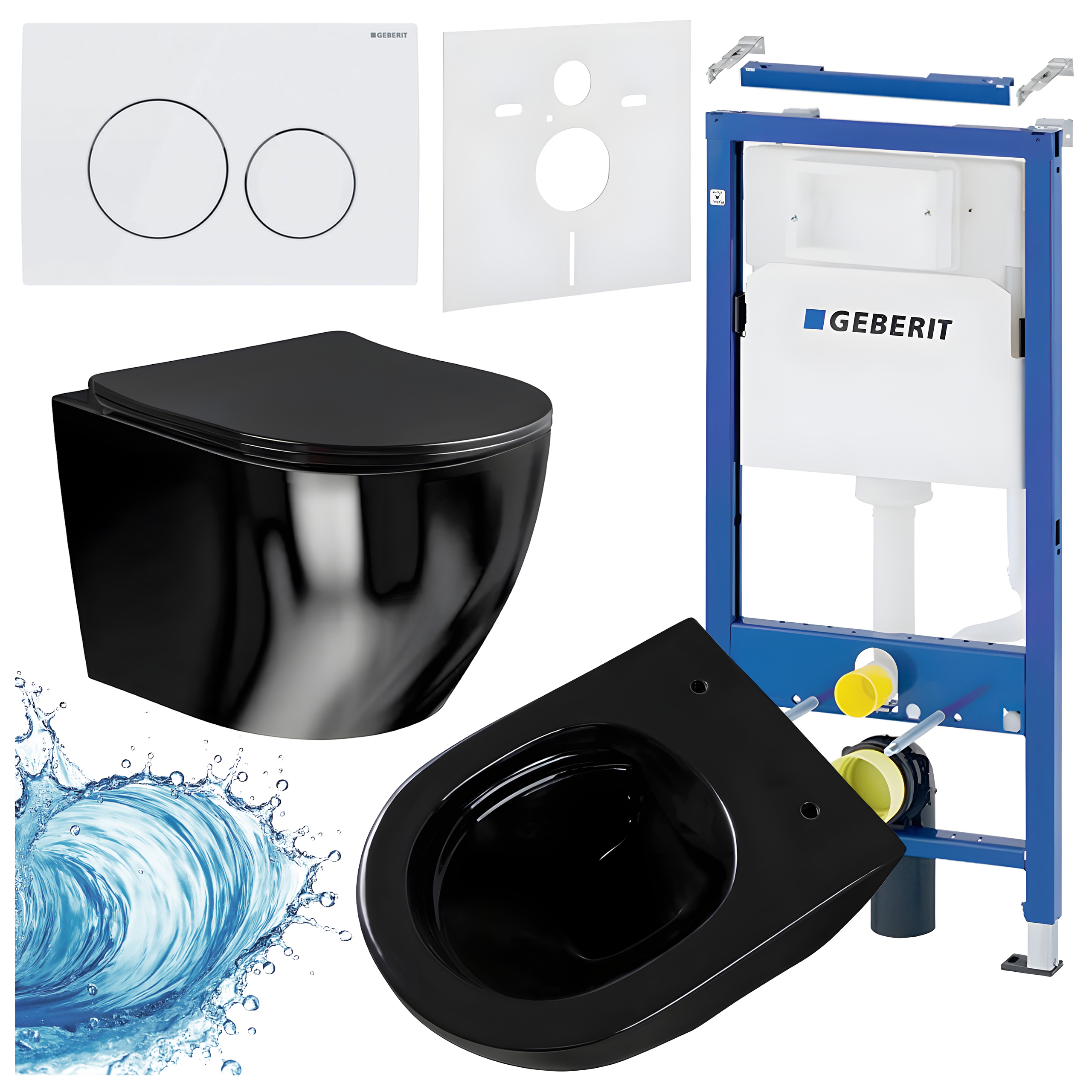 Sisseehitatud WC-poti komplekt HYD3385