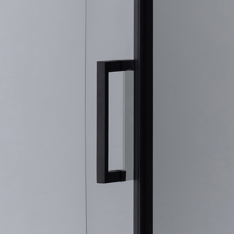KABINA PRYSZNICOWA KWADRATOWA BS04B CZARNA 90x90 CM BS04B-90