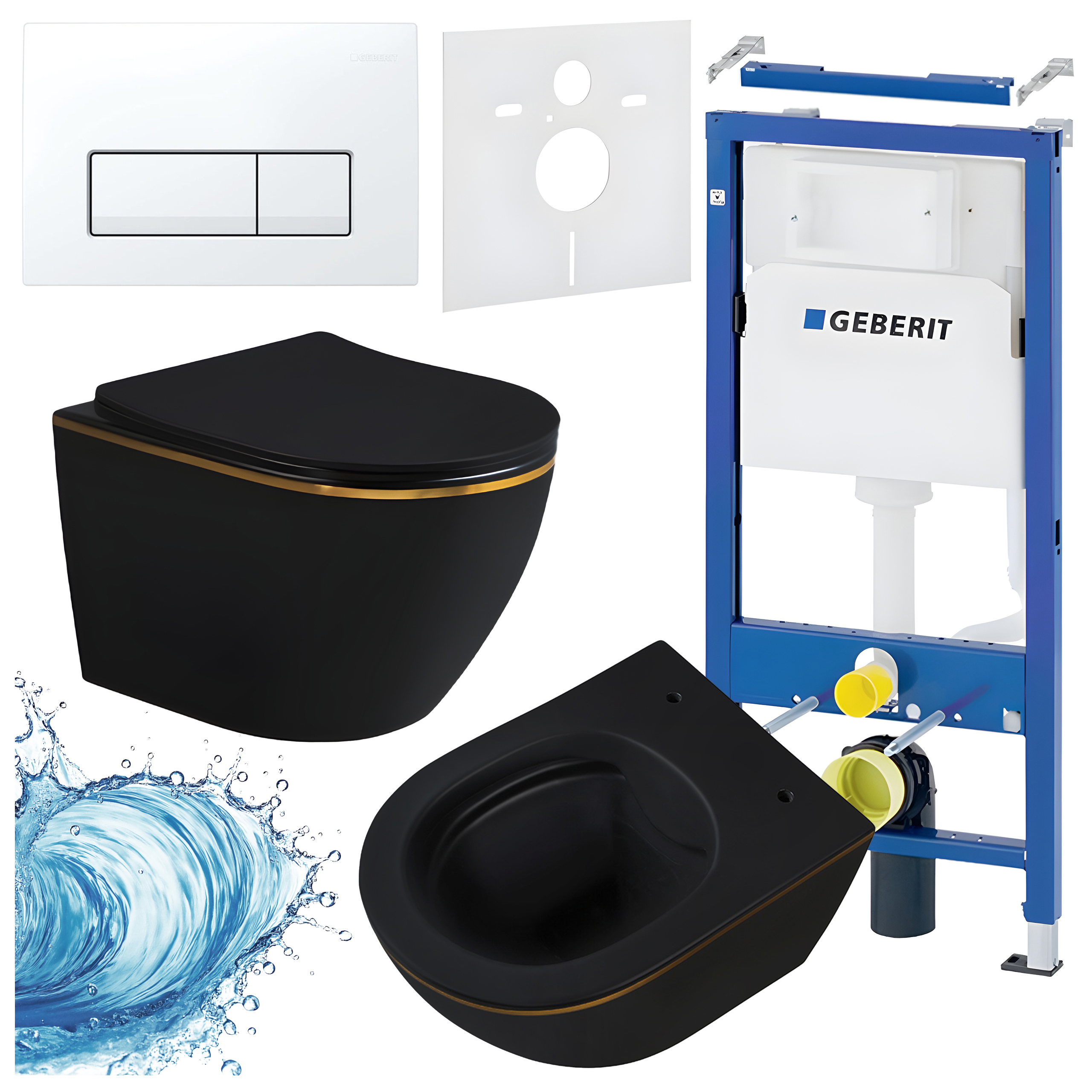 Sisseehitatud WC-poti komplekt HYD3339