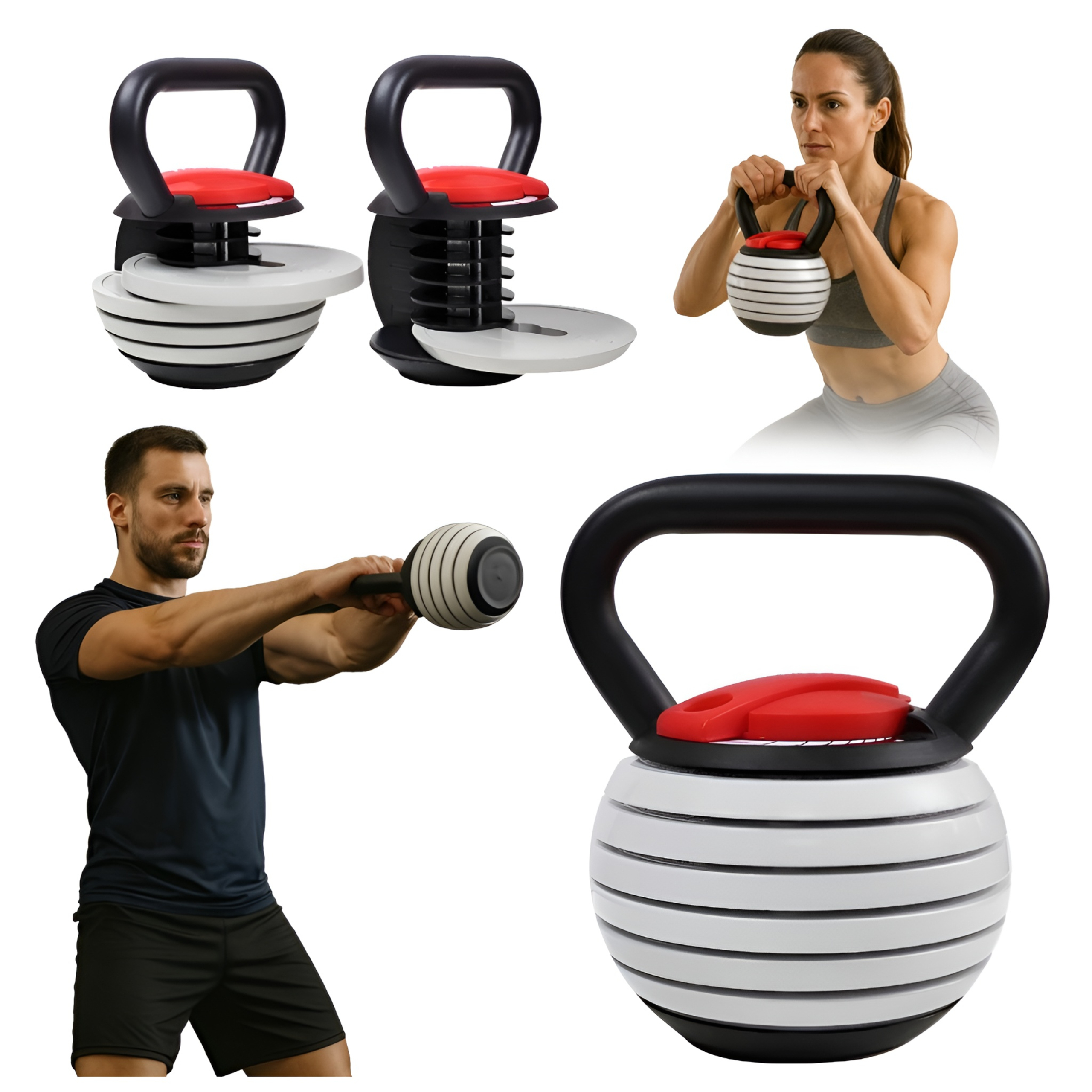 HANTEL KETTLEBELL REGULOWANY 18 KG RP16-18 RP16-18