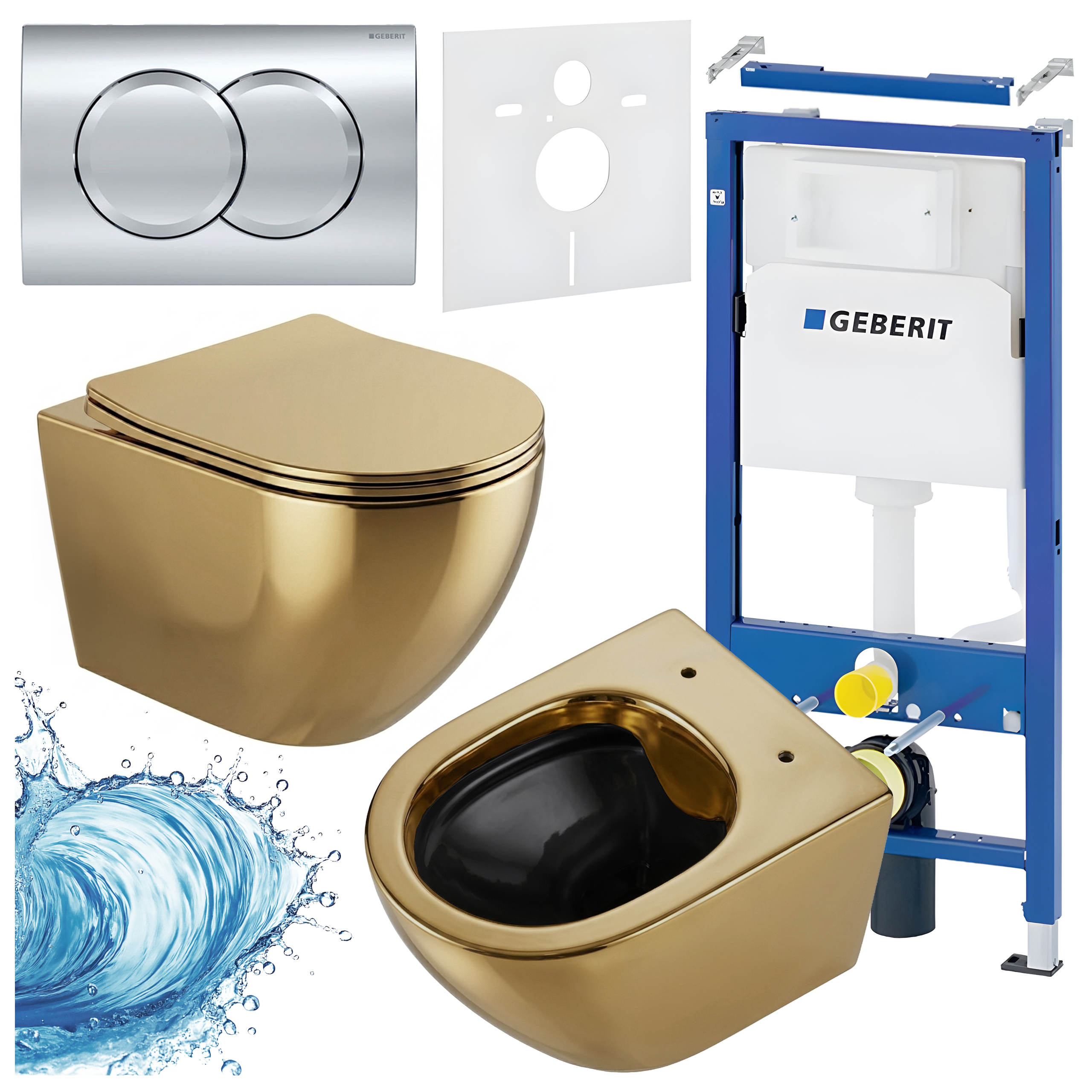Sisseehitatud WC-poti komplekt HYD3425