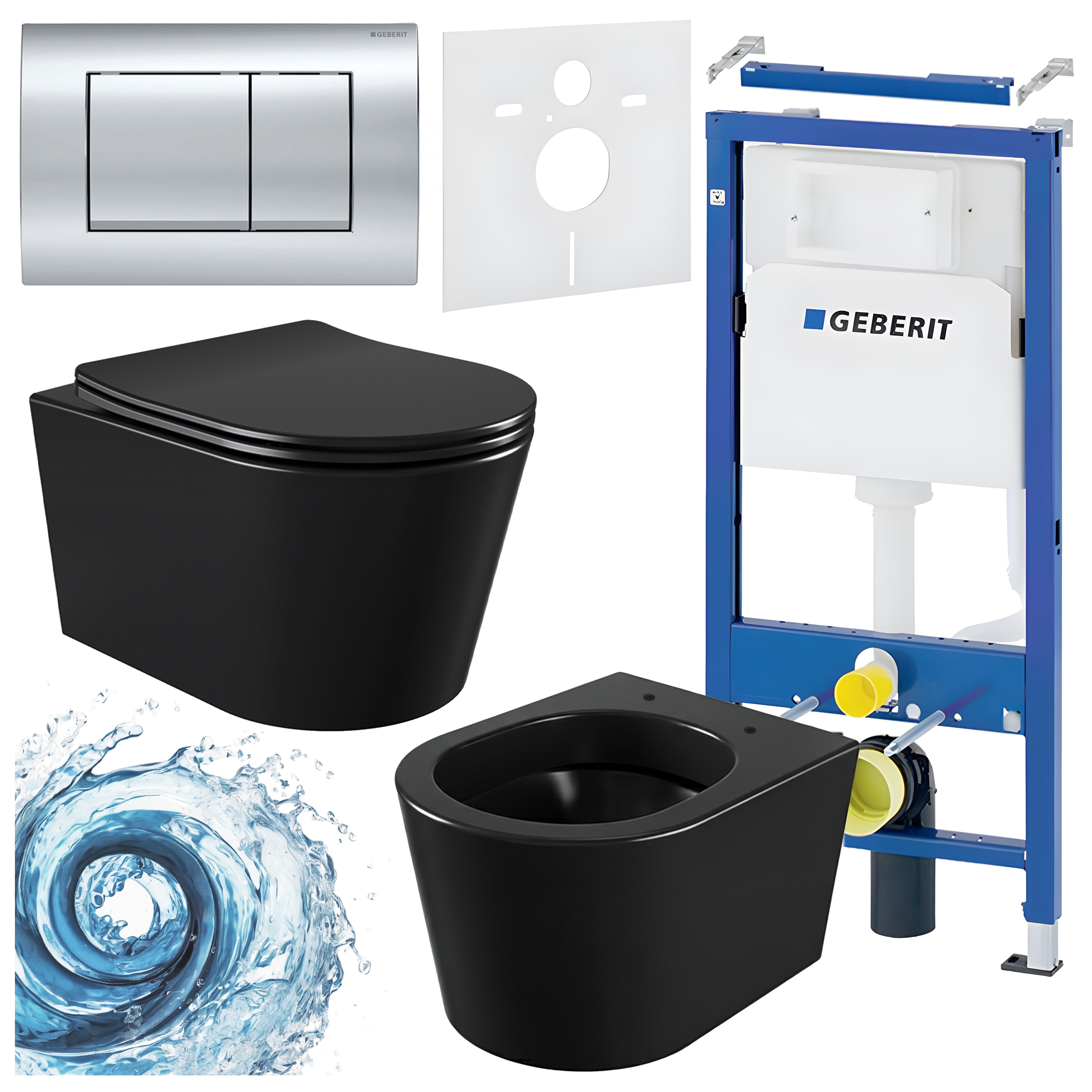 Sisseehitatud WC-poti komplekt HYD3452