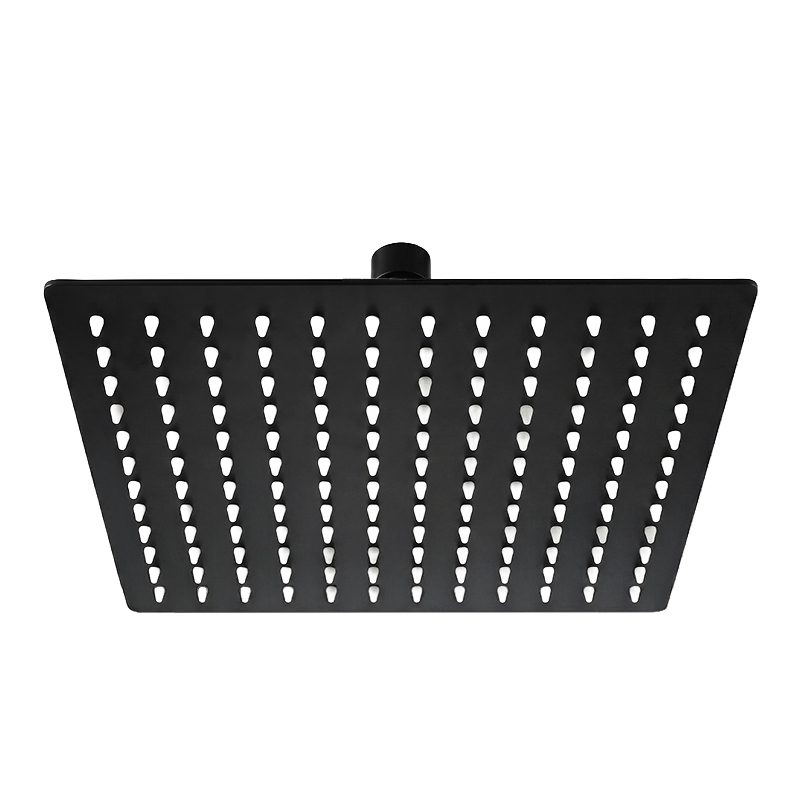 DESZCZOWNICA SLIM KWADRATOWA CZARNA 30x30 CM DES-PR-1-BL-30